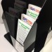 FixtureDisplays® Literature Rack 16 Pockets Clear Acrylic Countertop Display 10855